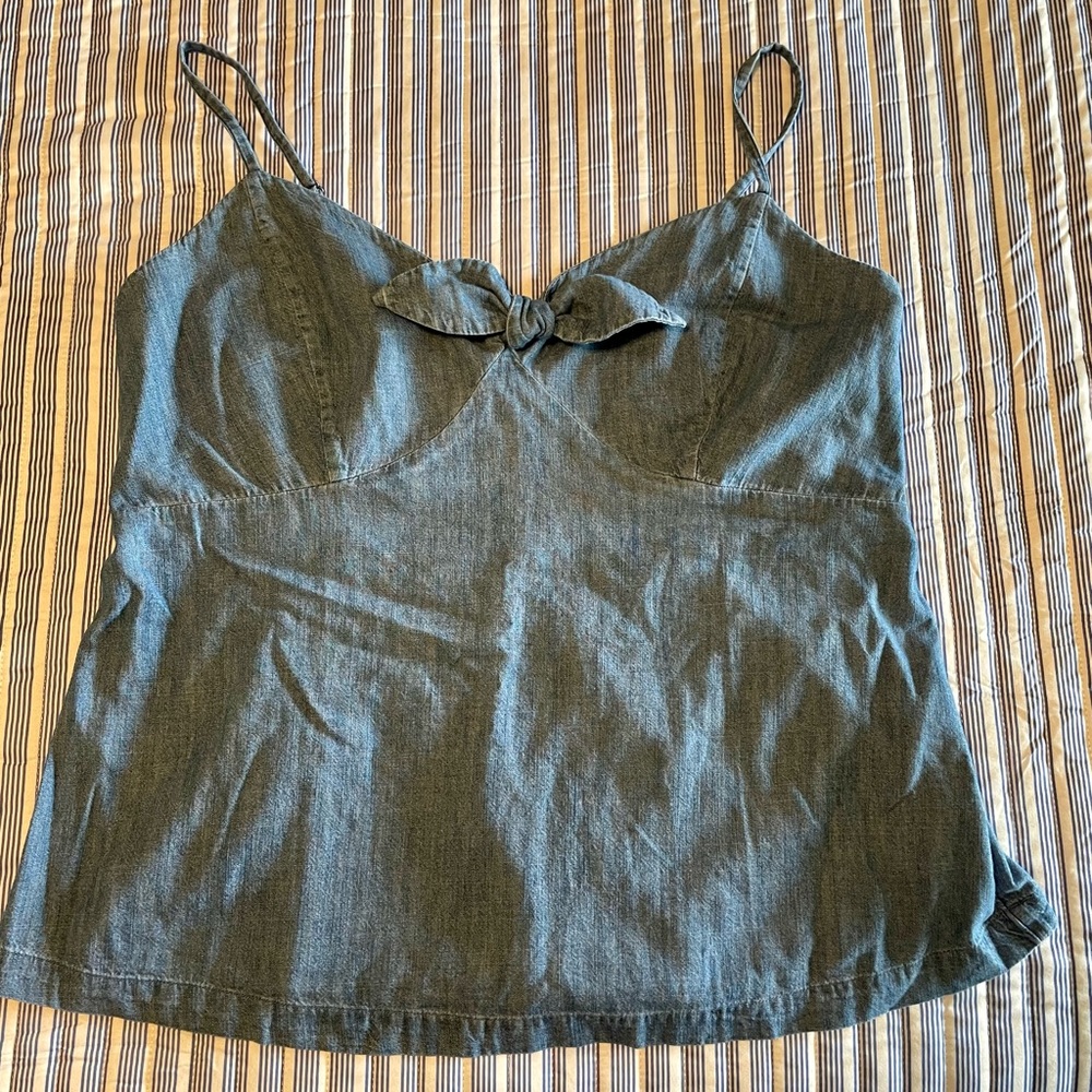 Old Navy NWT spaghetti strap denim top